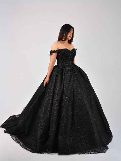 Astrid Black Ball Gown