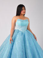 Elise Blue Ball Gown