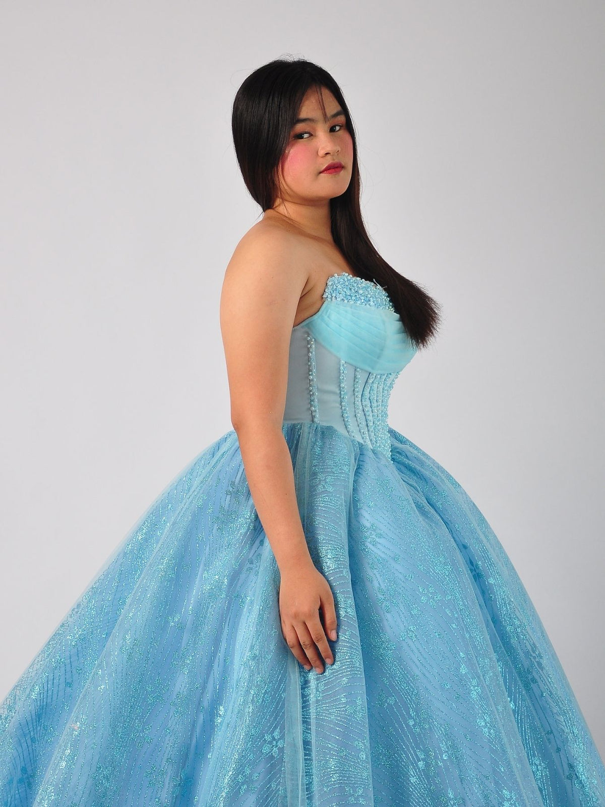 Elise Blue Ball Gown