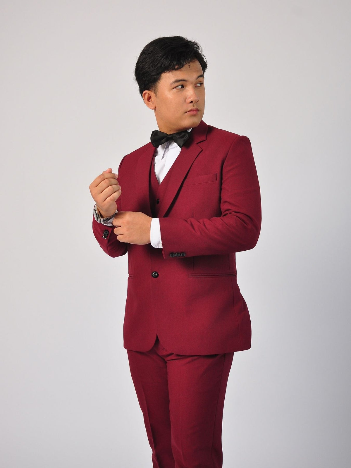 Fiero Burgundy Suit