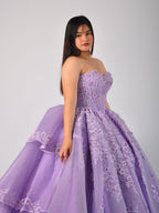 Heather Lilac Ball Gown