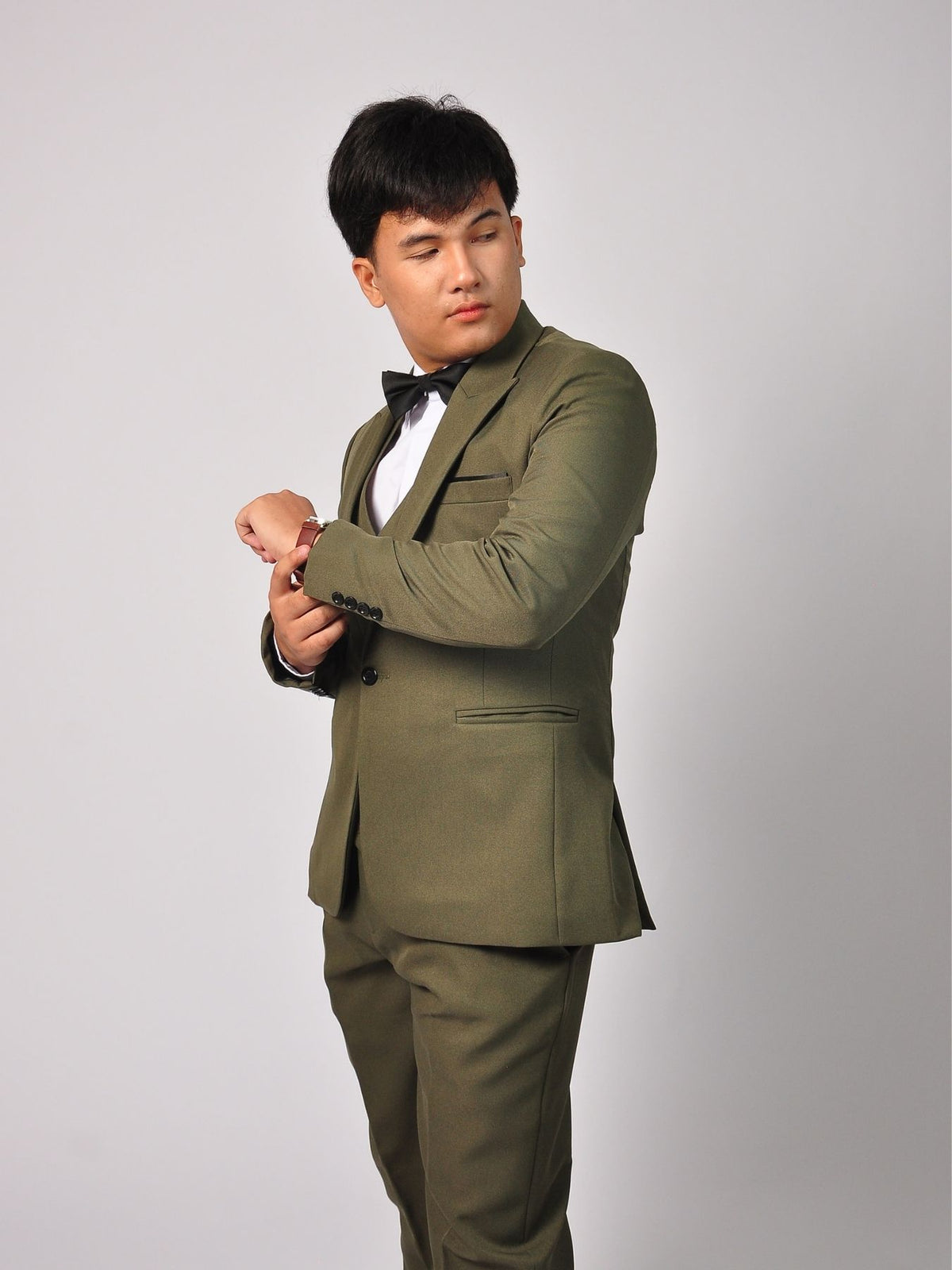 Joseph Olive Green Suit