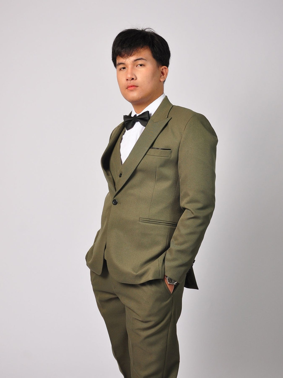 Joseph Olive Green Suit