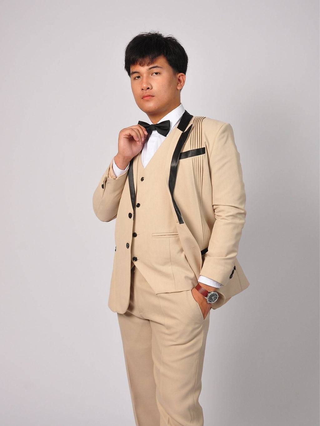 Marcus Beige Formal Suit